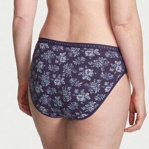 Victoria's Secret Stretch Cotton High-Leg Brief Panty Valiant Toile Medium NEW